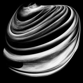 Digital Arts titled "Au Cœur du Typhon" by Cila, Original Artwork, Digital Painting
