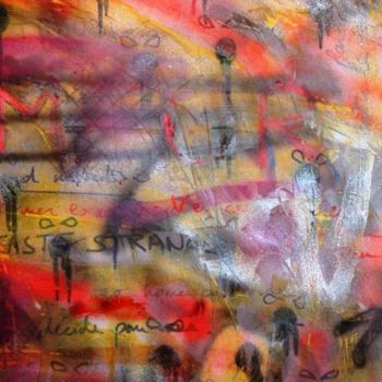 Painting titled "La Rumeur (parite d…" by Toytoy, Original Artwork