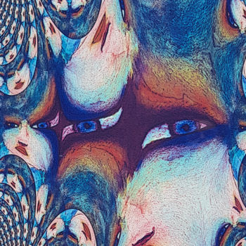 Digital Arts titled "who's watching who ?" by Laurence Chenard, Original Artwork, 2D Digital Work