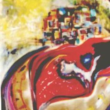 제목이 "Arènes vues à trave…"인 미술작품 Dominique Bertrand로, 원작, 아크릴
