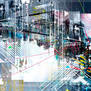 Digital Arts με τίτλο "trashpolis" από Christophe Martel (zenn), Αυθεντικά έργα τέχνης