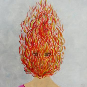 Peinture intitulée "PURIFICATION" par Dany Champeme, Œuvre d'art originale, Huile