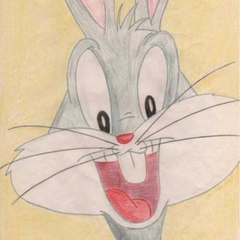 Σχέδιο με τίτλο ""COCO LAPIN"" από Lucie Clouet, Αυθεντικά έργα τέχνης