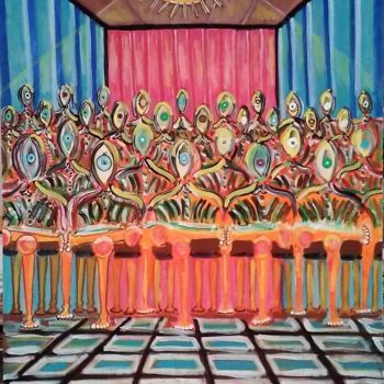 Pittura intitolato "2017-31.jpg" da Reyes Solis Fernandez, Opera d'arte originale