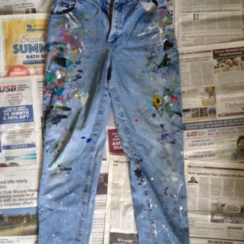 "Jeans #5" başlıklı Tablo Oberlin The Artist tarafından, Orijinal sanat, Akrilik