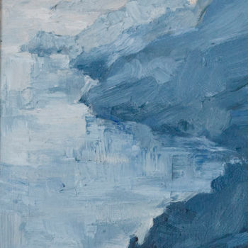 Painting titled "sea" by Lily Yakupova, Original Artwork, Oil