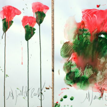 Painting titled "Diptyque Untitled 5" by Eric Ullrich, Original Artwork