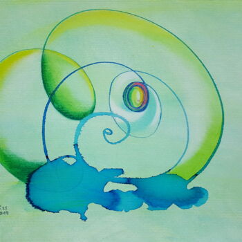 Schilderij getiteld "angel (9)" door Sabina Kiss, Origineel Kunstwerk, Acryl