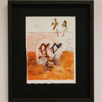 Prenten & gravures getiteld "Herbier n°1-GOAGULA…" door Baptiste Vanweydeveldt, Origineel Kunstwerk, Ets