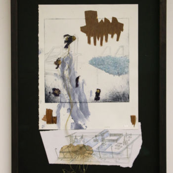 Printmaking titled "Herbier n°3- FLUX -…" by Baptiste Vanweydeveldt, Original Artwork, Engraving