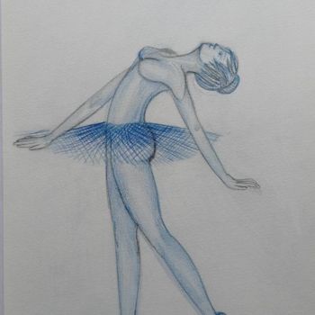 图画 标题为“BALLET ©” 由Bega, 原创艺术品, 铅笔