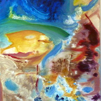 Painting titled "Espace 5" by Juan Luis Gandulfo, Original Artwork, Acrylic