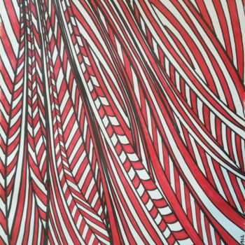 Σχέδιο με τίτλο "abstractly-180902-a…" από Pertti Matikainen, Αυθεντικά έργα τέχνης, Μαρκαδόρος