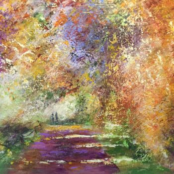 Painting titled "Et’aumne.... promen…" by Anne Vignau, Original Artwork