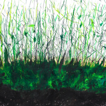 Painting titled "Osiride (dittico)" by Giulio Benatti, Original Artwork, Oil