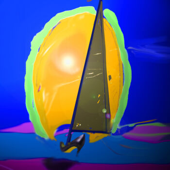 Digital Arts titled "May flying in the d…" by Phillip Reese, Original Artwork