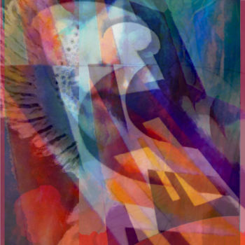 Digital Arts titled "Silence and the Mad…" by Devorah Rosen, Original Artwork, Digital Painting