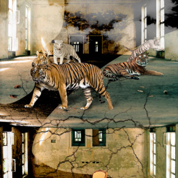 Arts numériques intitulée ""Finished", digital…" par Oxana Kolyagina, Œuvre d'art originale, Peinture numérique