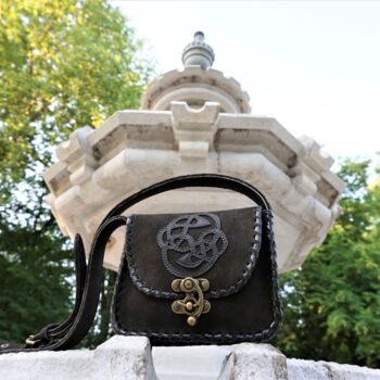 Artisanat intitulée "Petit sac celtique" par Marieke Creation, Œuvre d'art originale, Sacs à main