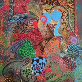 Peinture intitulée "2b079887-016a-4397-…" par Lapiche, Œuvre d'art originale