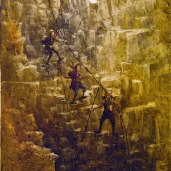 Painting titled "11." by Remigijus Januskevicius, Original Artwork, Oil