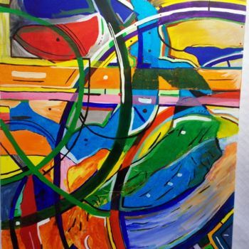 Painting titled "ARCUM" by Stephanie Maltempi, Original Artwork, Acrylic