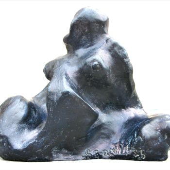 Skulptur mit dem Titel "Antinéa (nu)" von Servin, Original-Kunstwerk, Bronze