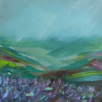 Painting titled "Bruyère" by Shelleigh Ocio, Original Artwork, Oil
