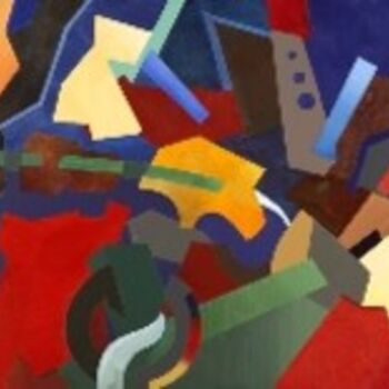 Peinture intitulée "HETE4" par Georges Troubat, Œuvre d'art originale