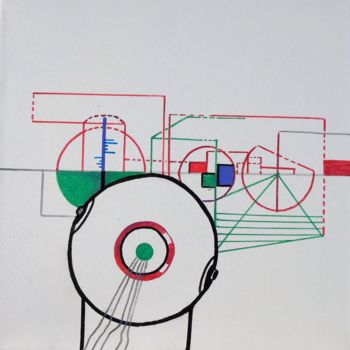 Painting titled "min9" by Tuul, Original Artwork