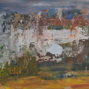 Painting titled "l'étang de la clair…" by Philip Moreau, Original Artwork, Acrylic