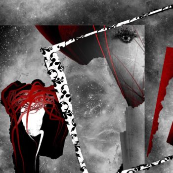 Digital Arts titled "Behind the Frame" by Cila, Original Artwork, Digital Painting