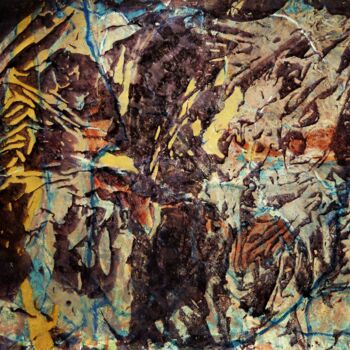 Painting titled "Oeagre" by Philippe Casaubon, Original Artwork, Oil