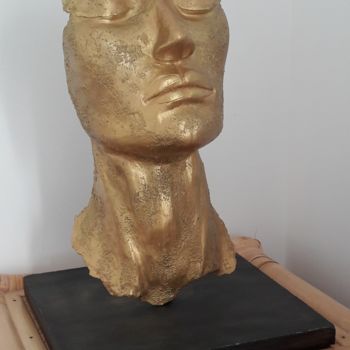 Rzeźba zatytułowany „Hathor” autorstwa Joëlle Boutherin, Oryginalna praca, Ceramika