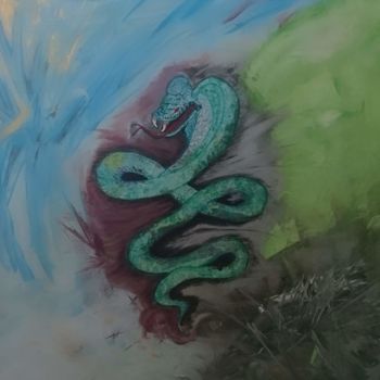 제목이 "cobra lumineu"인 미술작품 Agl로, 원작, 아크릴