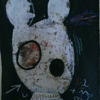 Painting titled "ALPHA" by Adji.Brice, Original Artwork, Acrylic