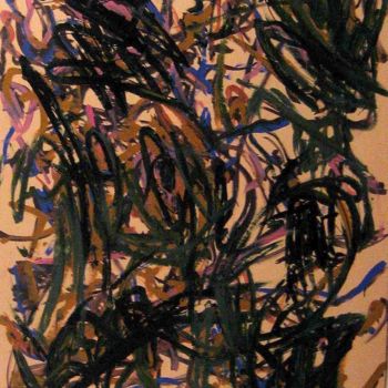 Painting titled "The maze II" by Peter Jalesh, Original Artwork, Acrylic