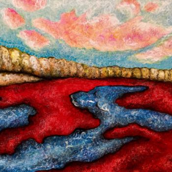 Peinture intitulée "Atmosphere" par Lina Haas, Œuvre d'art originale, Acrylique