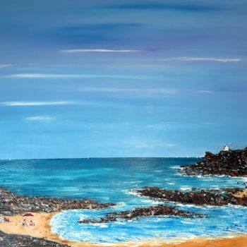 Peinture intitulée "Clohars-Carnoët-les…" par Didier Duclos, Œuvre d'art originale, Acrylique