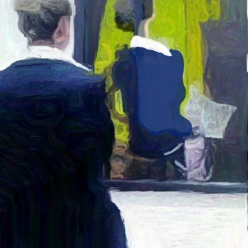 Digital Arts με τίτλο "Rencontre" από Emma Laflute, Αυθεντικά έργα τέχνης, Ψηφιακή ζωγραφική