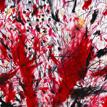 Painting titled ""Quando il rogo ren…" by Giulio Benatti, Original Artwork, Oil