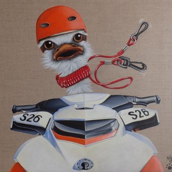 제목이 "La folie jet-ski"인 미술작품 M'Do로, 원작, 아크릴