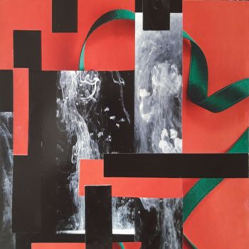 Collages intitulée "Sans titre COL 1" par Brigitte Mathé (MBL), Œuvre d'art originale