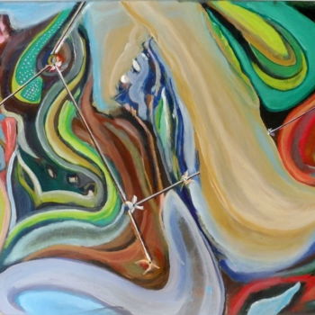 Painting titled "Revée7" by Juan Luis Gandulfo, Original Artwork, Acrylic