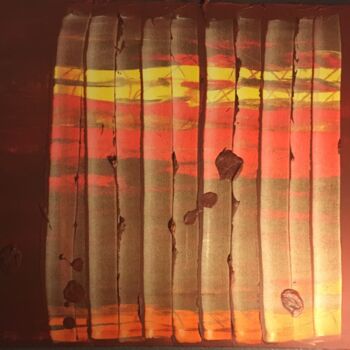 Peinture intitulée "liberty window" par Paul Yves Poumay, Œuvre d'art originale, Acrylique