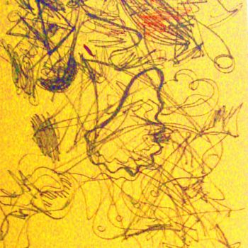 Drawing titled "Within the hour of…" by Peter Jalesh, Original Artwork, Ink