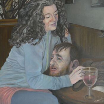Peinture intitulée "Mad Woman" par Douglas Manry, Œuvre d'art originale