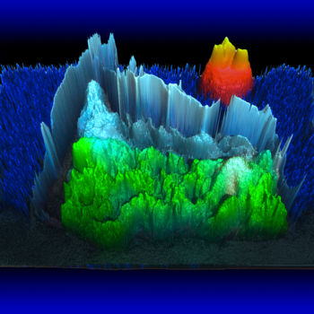 제목이 "LA DENT DU GEANT ET…"인 디지털 아트 Blaise Lavenex로, 원작