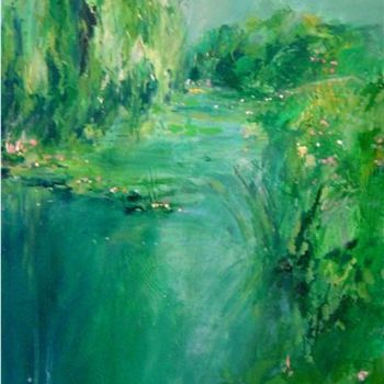Peinture intitulée "Paysage" par Catherine Suchocka, Œuvre d'art originale