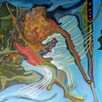 Peinture intitulée "Forza" par Juan Luis Gandulfo, Œuvre d'art originale, Acrylique